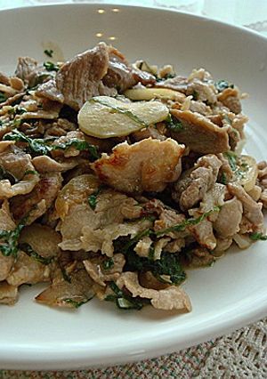 ミツカン味ぽんで☆豚肉の大葉炒め-レシピのメイン写真