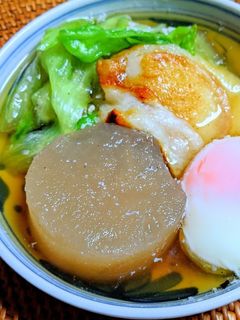 コンビニおでんで雑煮-レシピのメイン写真