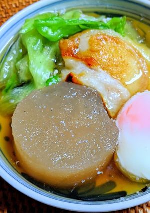 コンビニおでんで雑煮-レシピのメイン写真