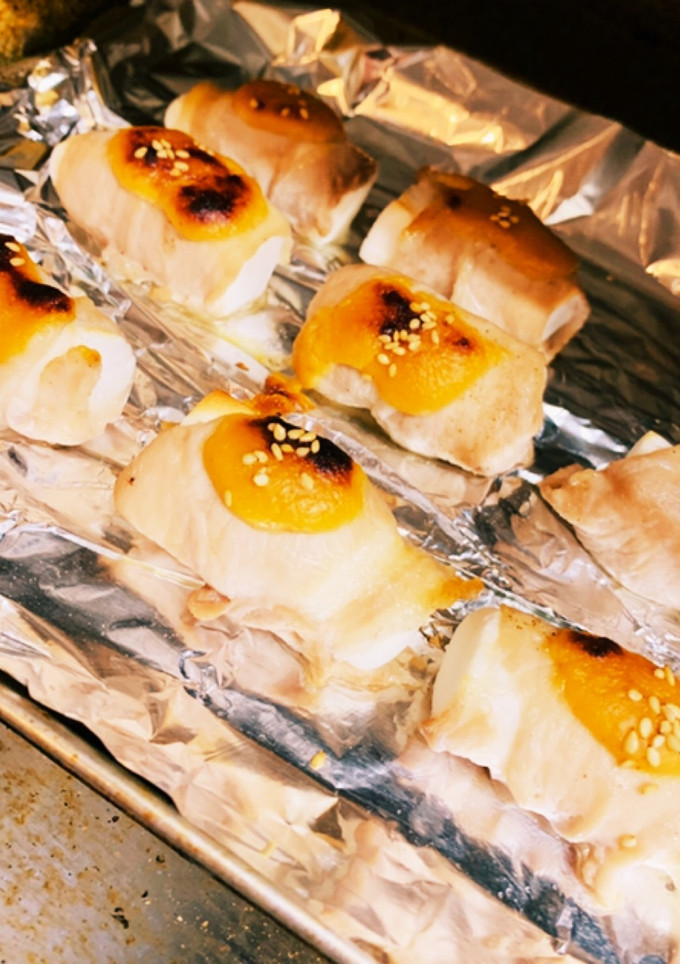 はんぺんの肉巻き味噌♡-レシピのメイン写真
