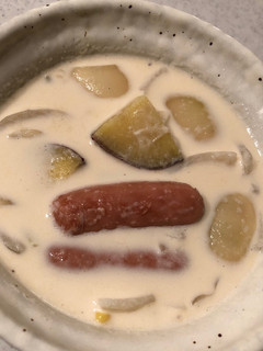さつまいもとウィンナーのミルクスープ-レシピのメイン写真