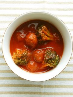 【主菜】ミートボールのトマトジュース煮-レシピのメイン写真