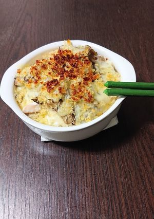 鶏むね肉のグラタン-レシピのメイン写真