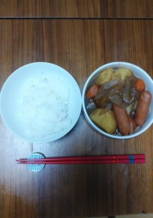 ソーセージの肉じゃが-レシピのメイン写真