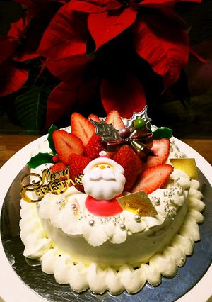 簡単イチゴのクリスマスケーキ-レシピのメイン写真
