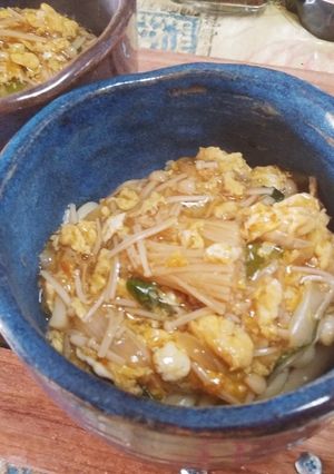 生姜の卵どじうどん(簡単)-レシピのメイン写真