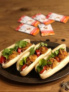じゃこメンチでアジアンサンド-レシピのメイン写真