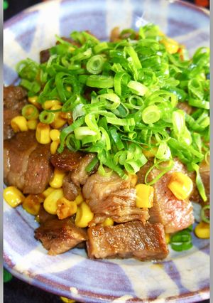 男のロマン！肩ロースガッツリステーキ丼！-レシピのメイン写真
