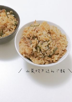 我が家の定番！山菜炊き込みご飯-レシピのメイン写真
