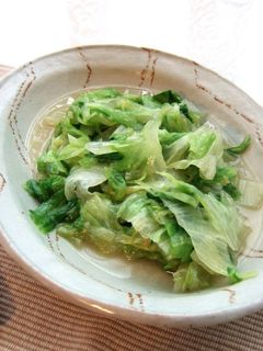 生姜が効いてる!レタス炒め-レシピのメイン写真