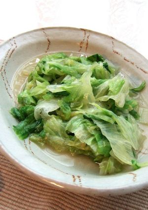 生姜が効いてる！レタス炒め-レシピのメイン写真