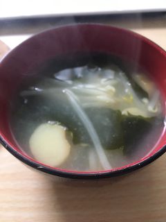 もやしの味覇味噌汁-レシピのメイン写真