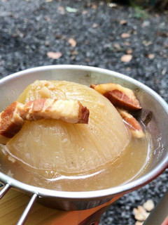アウトドア料理☆まるごと玉ねぎのスープ♪-レシピのメイン写真