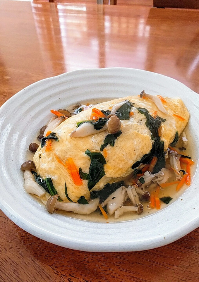 きのこの和風あんかけオムライス-レシピのメイン写真