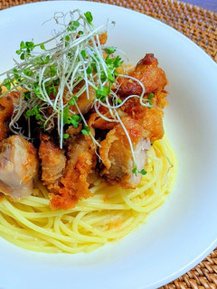 鶏の唐揚げ✿レモンパスタ-レシピのメイン写真