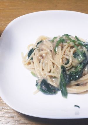 スープの素で簡単！一人暮らし向けパスタ-レシピのメイン写真