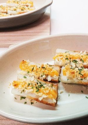 簡単！ちくわのめんたいマヨ焼き！-レシピのメイン写真
