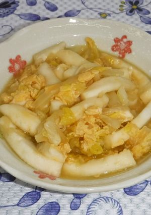 白菜の卵とじ-レシピのメイン写真