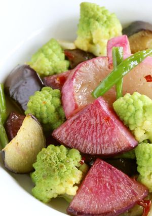 カラフル野菜のペペロンチーノ-レシピのメイン写真