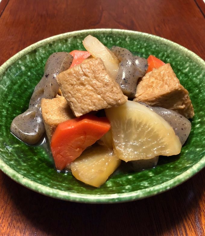 大根とこんにゃく・厚揚げの煮物＊炊いたん-レシピのメイン写真