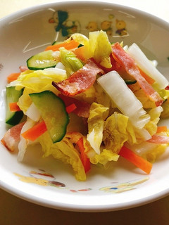 保育園給食★白菜とベーコンのサラダ-レシピのメイン写真