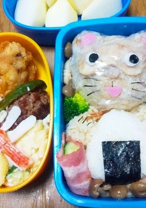 秋弁当-レシピのメイン写真