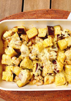 鶏肉とサツマイモのマヨグラタン-レシピのメイン写真