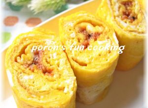 ☆たらこふりかけdeめんたいこ風卵焼き♪-レシピのメイン写真