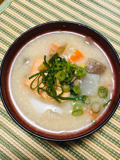 粕汁の酒粕の溶かし方-レシピのメイン写真