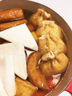 簡単しみしみおでん種♪きんちゃくたまご-レシピのメイン写真