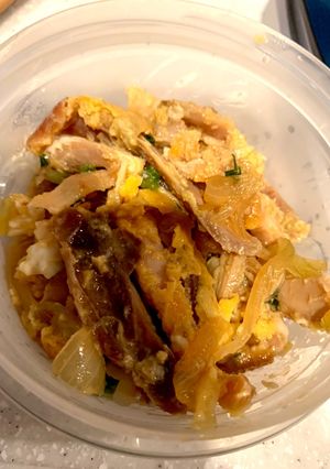 余ったチキンで親子丼-レシピのメイン写真