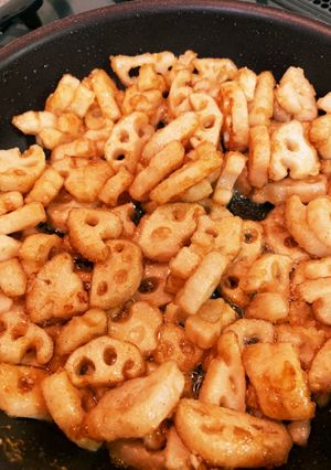 レンコンのガーリック醤油マヨサクサク炒め-レシピのメイン写真