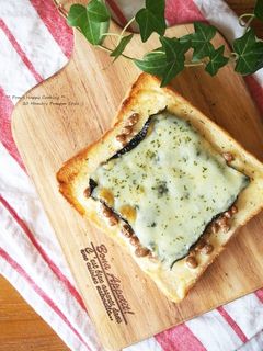 納豆海苔マヨチーズトースト-レシピのメイン写真