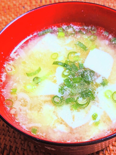 豆富と卵のふんわり味噌汁-レシピのメイン写真