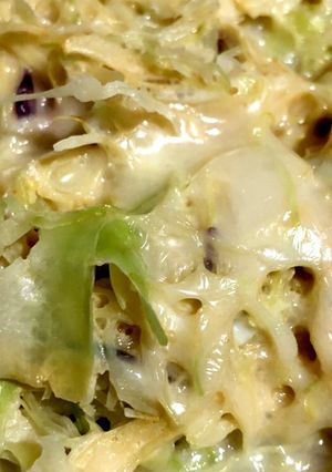 千切りキャベツとたまごのレンジ蒸し-レシピのメイン写真