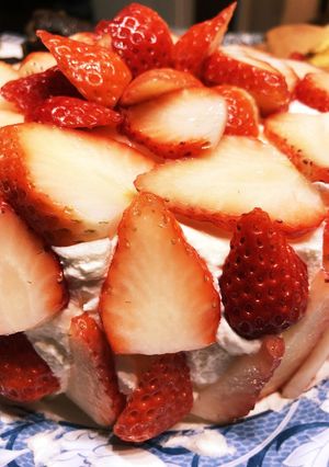 我家の簡単ホールケーキ-レシピのメイン写真