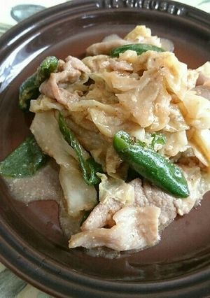 豚こま肉とキャベツの生姜味噌炒め-レシピのメイン写真