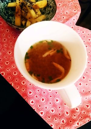２分で簡単美味しいお味噌汁-レシピのメイン写真