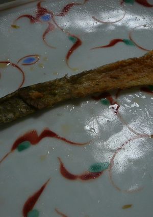 レンチン鮭の皮せんべい-レシピのメイン写真