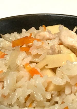 基本の炊き込みご飯の煮汁-レシピのメイン写真