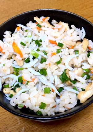 シラスと万能ネギの炊き込みご飯-レシピのメイン写真