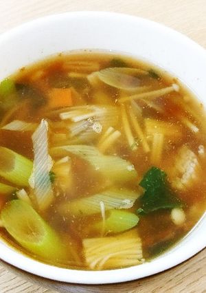 辛ラーメンの粉末スープdeスープ其の四-レシピのメイン写真