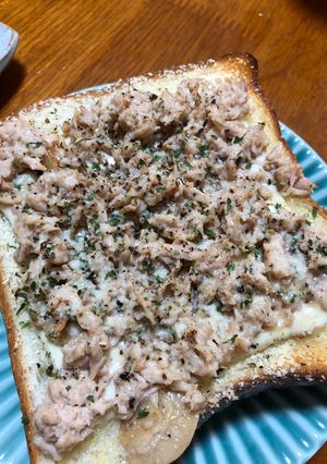 ツナチーズトースト-レシピのメイン写真