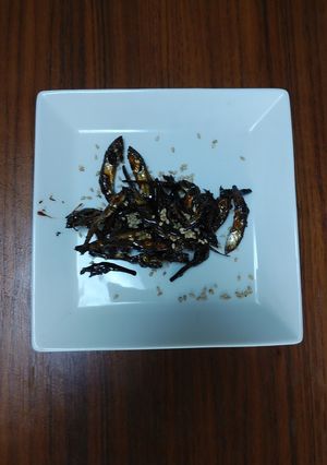正月フライパンで作る一人分の田作り-レシピのメイン写真