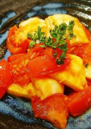 旨っ❤️トマトとはんぺんのソテー-レシピのメイン写真