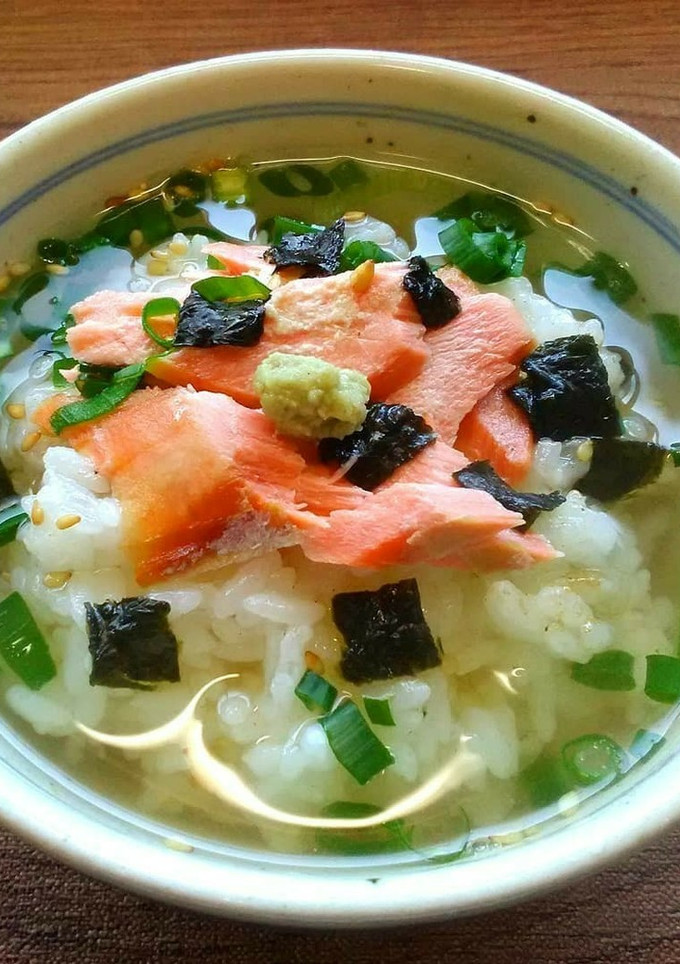 簡単!鮭の出汁茶漬け-レシピのメイン写真