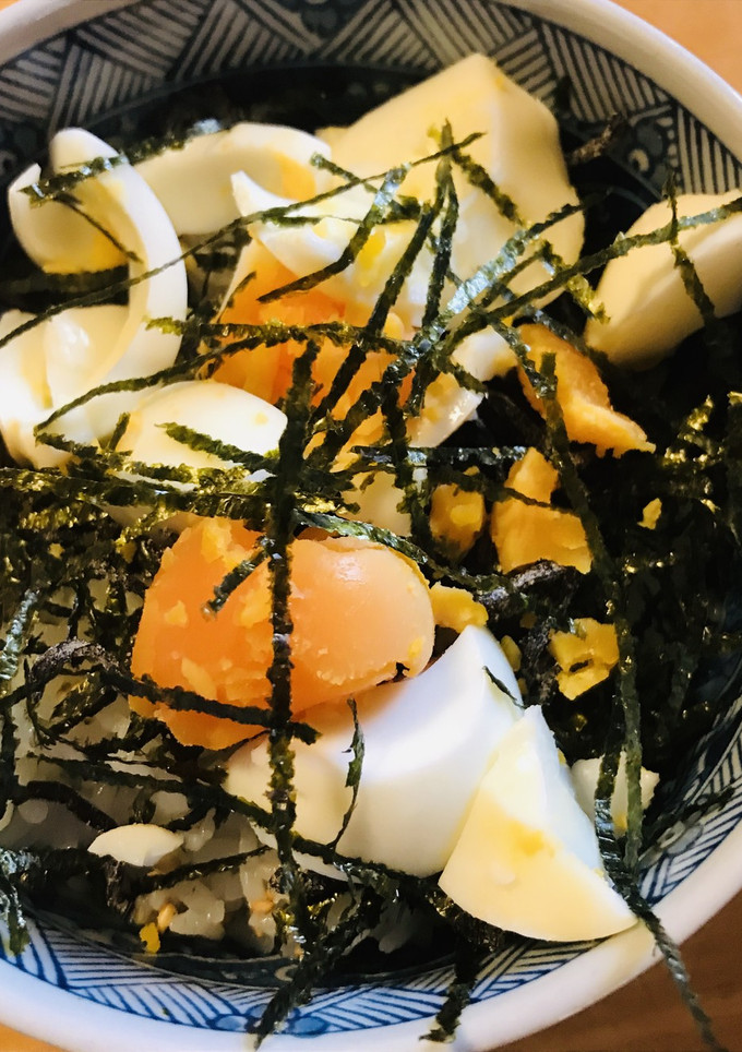 ゆで玉子と海苔のまぜあわせごはん-レシピのメイン写真
