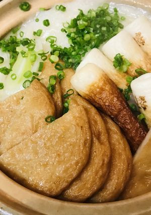 トロトロとろけ餅と練り物のお鍋-レシピのメイン写真