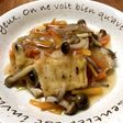 タラと揚げ出し豆腐の餡掛け