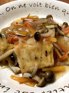タラと揚げ出し豆腐の餡掛け-レシピのメイン写真